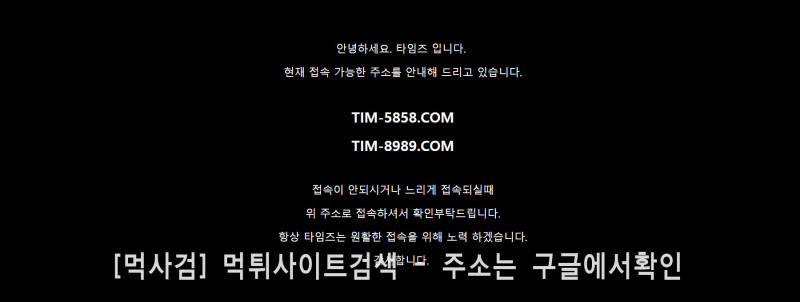 타임즈안내.com  타임즈주소.com